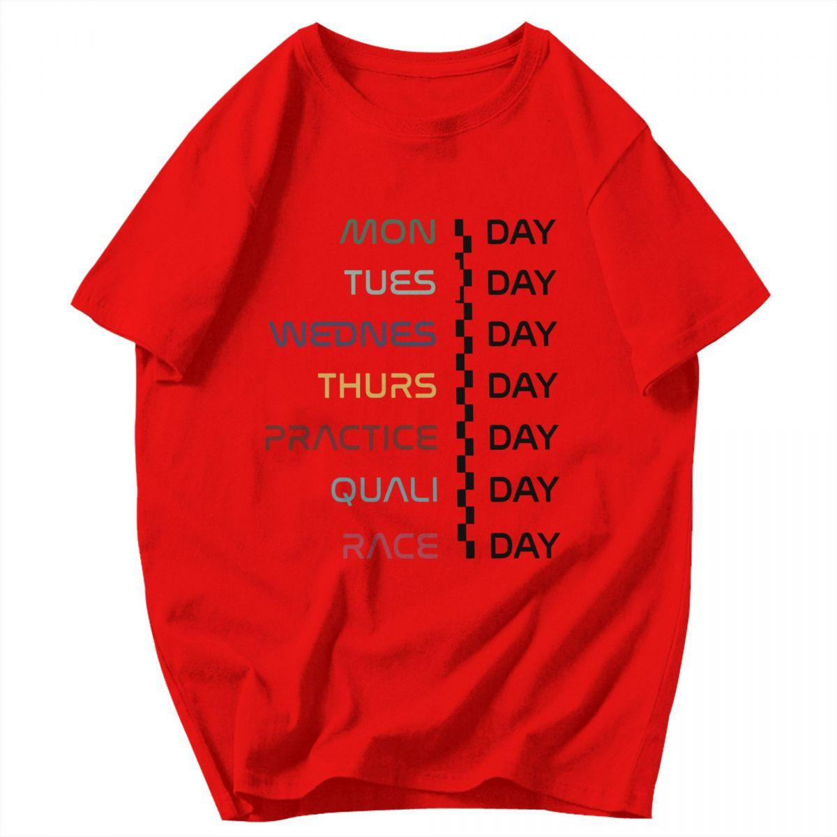 Men T Shirt Race Week Funny 2025 Idea Y2K Graphic Customized Unisex Clothes T Shirts S