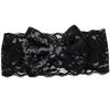 Barn Baby Girl Paljett Spets Bowknot Hårband Blinkande Turban Pannband Pannband