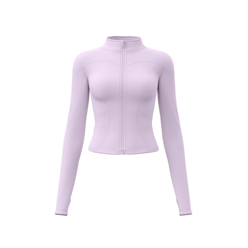 Spring And Autumn Slim Yoga Clothing Long Sleeve Women'S Skinny Running Naked Sports Fitness Yoga Jacket Top