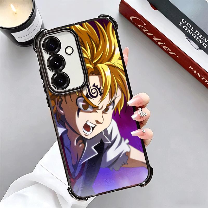 Seven D-Deadlys Sins Meliodas Soft Phone Case For Samsung A17 A27 A07 A37 A57 A16 A56 A15 A55 A14 A54 A13 A53 A26 A36 A25 A35 A2