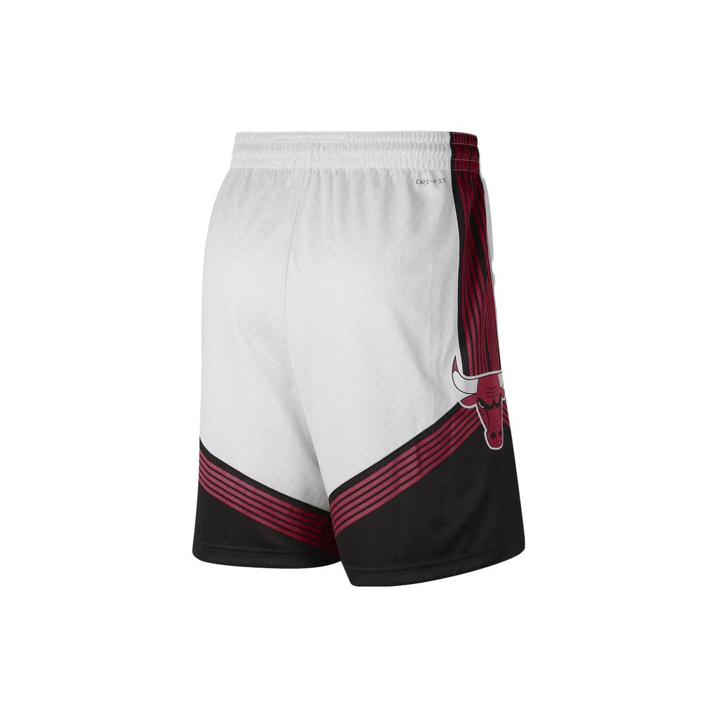 Nike NBA Chicago Bulls City Edition Swingman Šortky Bílá/Chicago Červená Pánské Streetwear DO9652-100