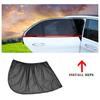 2PCS Car Window Screen Door Covers Front/Rear Side Window UV Sunshine Cover Shade Mesh Car Mosquito Net For Baby Child Camping