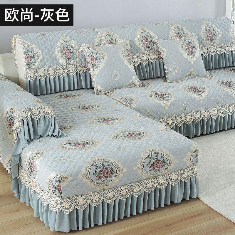 

Подушка для дивана, универсальный чехол для дивана на все сезоны, утолщенная ткань, полное покрытие, нескользящий 90*90+skirt