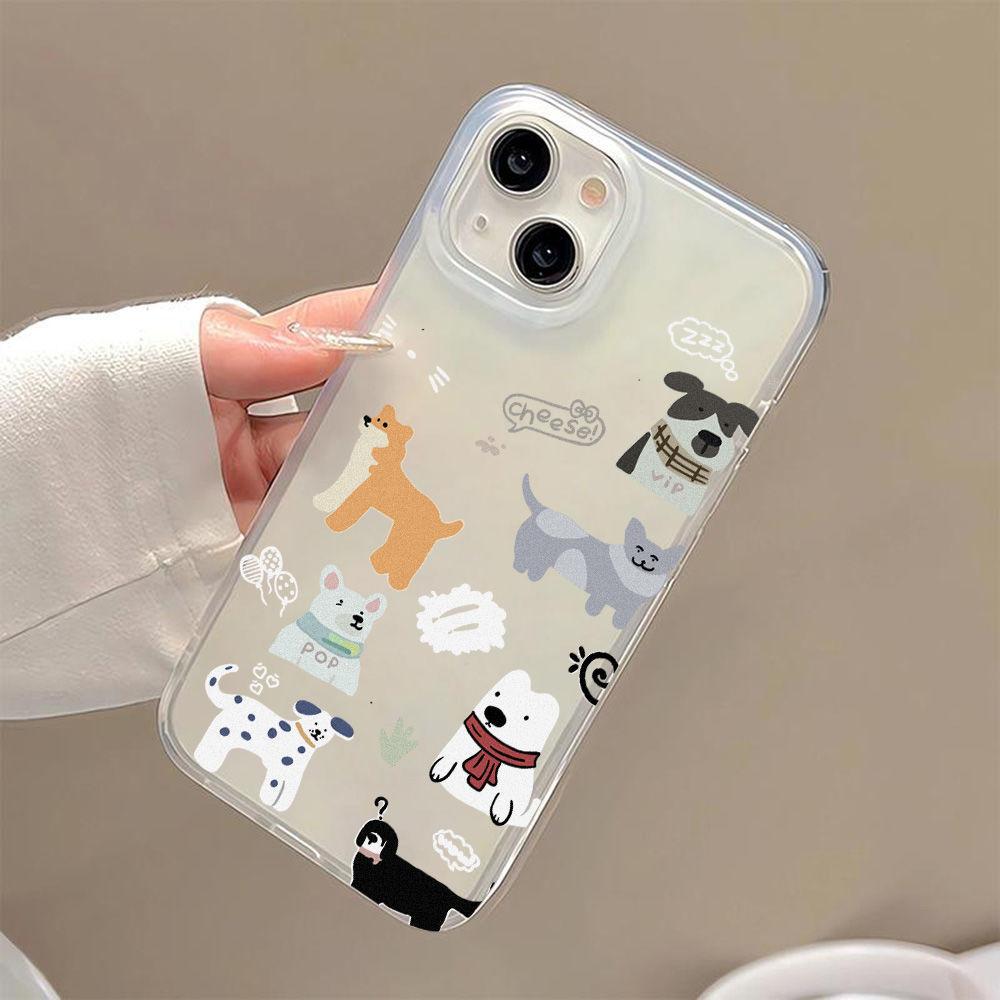 Cute Little Animals Are Suitable for iPhone17promax Apple 17 Matte Mobile Phone Case 16/15 Anti-drop 14 Large Holes