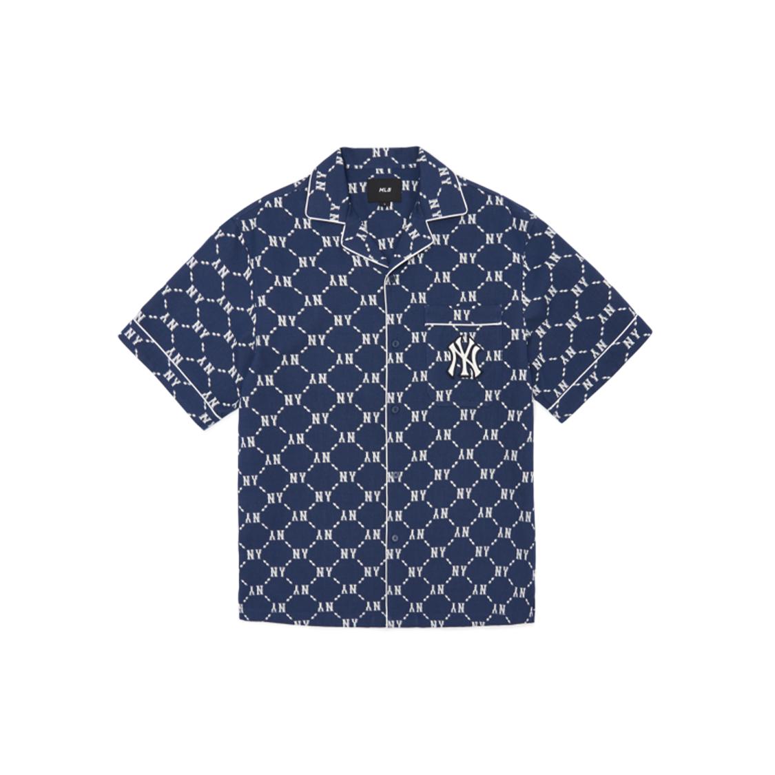 MLB New York Yankees Shirt Unisex Navy Blue 3AWSM0223-50NYL XS