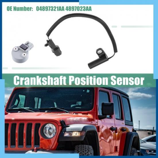 Pack (1) Engine Crankshaft Position Sensor 04897321AA 4897023AA For Jeep