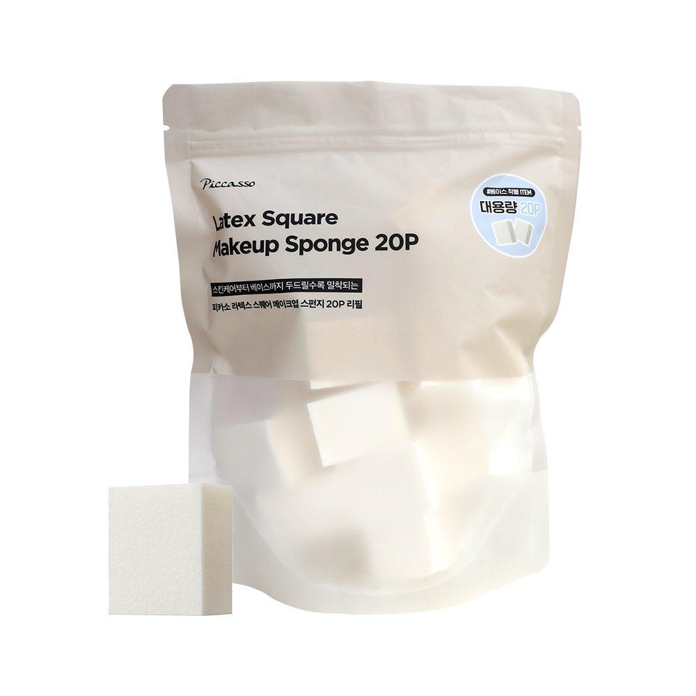 [Picasso] Latex Square Sponge 20P Refill
