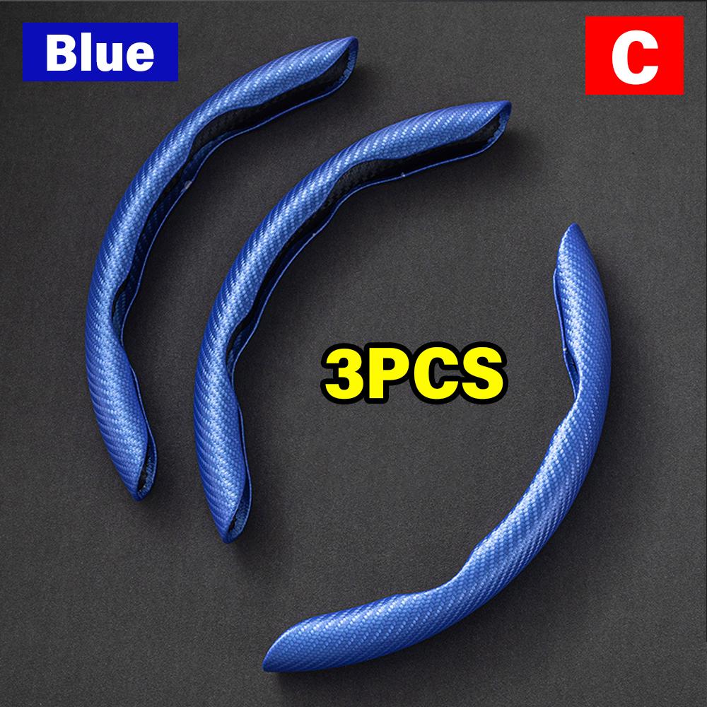 Non-Slip Car Steering Wheel Cover Carbon Fiber Booster Cover Auto Interior Accessories For BMW F10 G30 E92 G20 E46 E90 X3 X5 E53