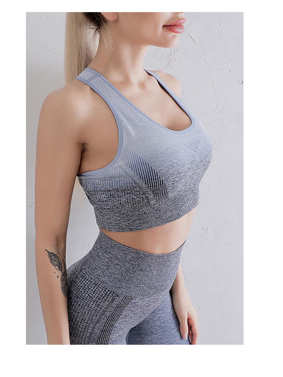 

Женский спортивный бюстгальтер тай-дай с высокой эластичностью, быстросохнущий, бесшовный, для йоги и бега Medium