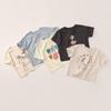 Girls' Fashion Short-sleeved Top Summer Children's Casual Crew-neck Children's Fun Printed T-shirt