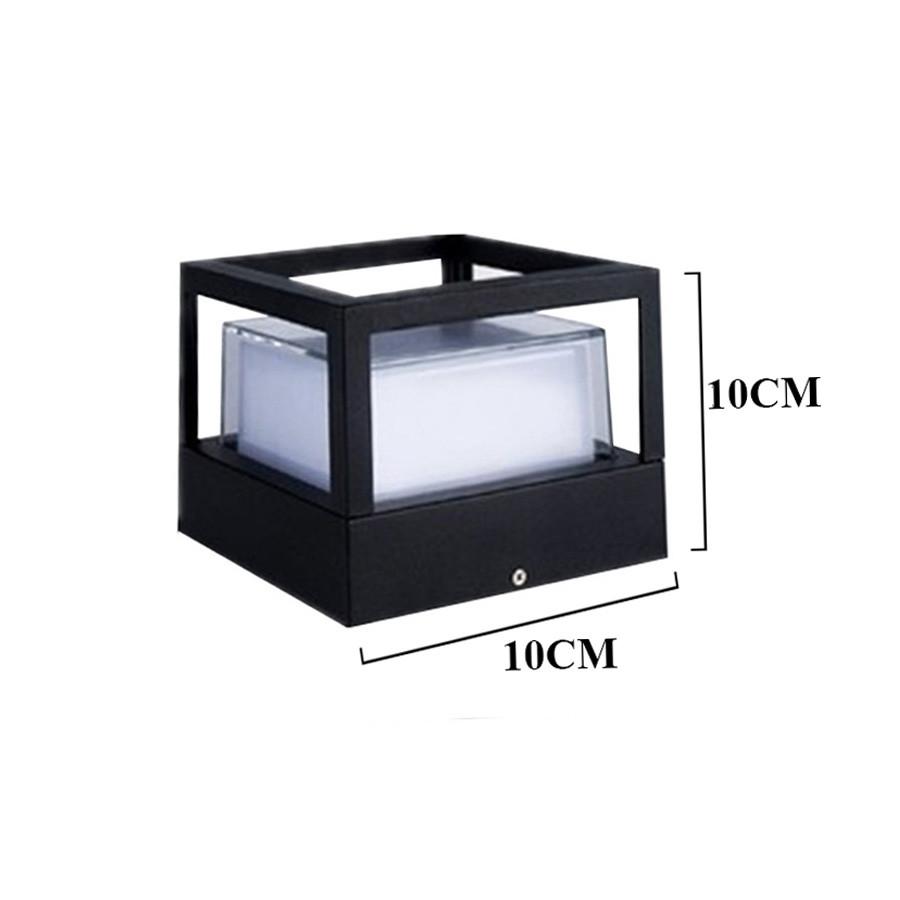 7/12W Outdoor Modern LED Post Light Waterproof LED Fence Deck Column Cap Lamp Villa Garden Balcony Porch Stigma Light