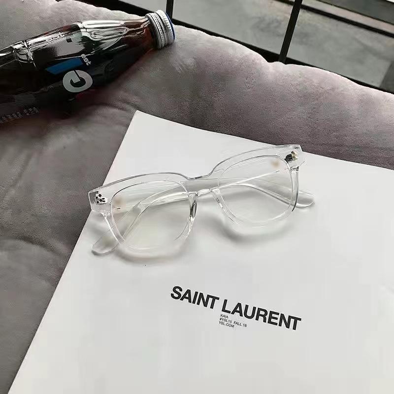 

Очки в черной оправе Плоские очки Защита от синего света и радиации No degree anti-blue light film