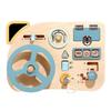 Montessori Educational Busy Board: Kids' Simulated Steering Wheel for Early Learning and Play