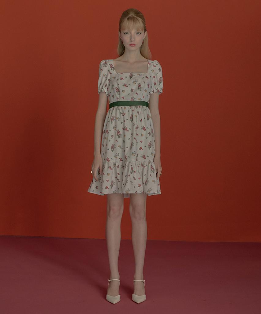 Aiseugadeuneiogongpal Veggie Print Dress