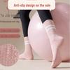 Professional Non-Slip Yoga Socks - Mid-Calf Cotton Compression for Men & Women, Indoor Sports, Pilates, Autumn/Winter