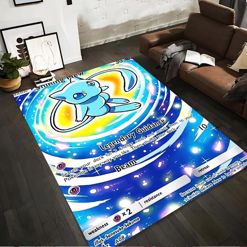 

Shining Mew-Inspired Carpet with Colorful Galaxy Design Suitable for use as an anti-slip for living room bedroom sofas 40x60cm( 15x23in )