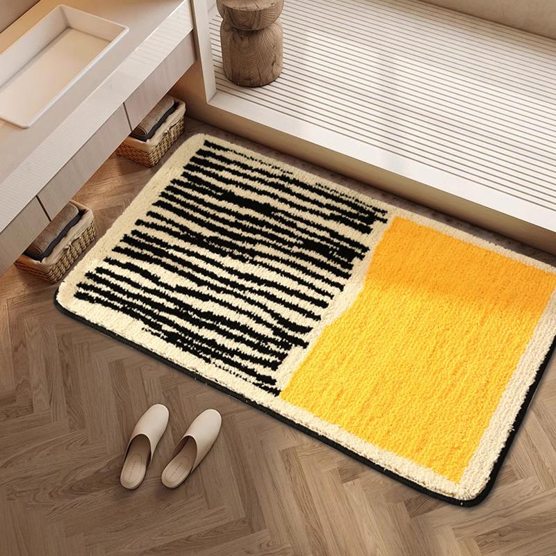 Creative Pattern Carpets for Water-absorbing and Anti-slip Home Decoration In the Living Room, Bathroom and Bedroom