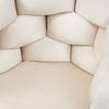 Luxury Velvet Chairs 1 Chair, Legs Made of Gilded Iron, Beige, Bubble Chairs(11.24 Replacement of the Backrest