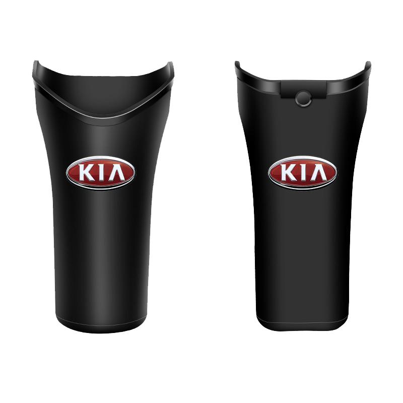 Fashion Car Styling Car Storage Box Umbrella Garbage Organizer Bucket For Kia Rio Ceed Sportage Cerato Soul Sorento K2 K5 Flip Car Accessories