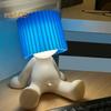 Lampka nocna LED o miękkim blasku, kreatywny kształt, szerokie zastosowanie, zabawna lampa stołowa typu plug-in, lampka nocna w kształcie chłopca, dekoracja