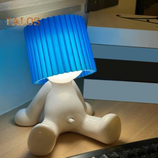 Lampka nocna LED o miękkim blasku, kreatywny kształt, szerokie zastosowanie, zabawna lampa stołowa typu plug-in, lampka nocna w kształcie chłopca, dekoracja