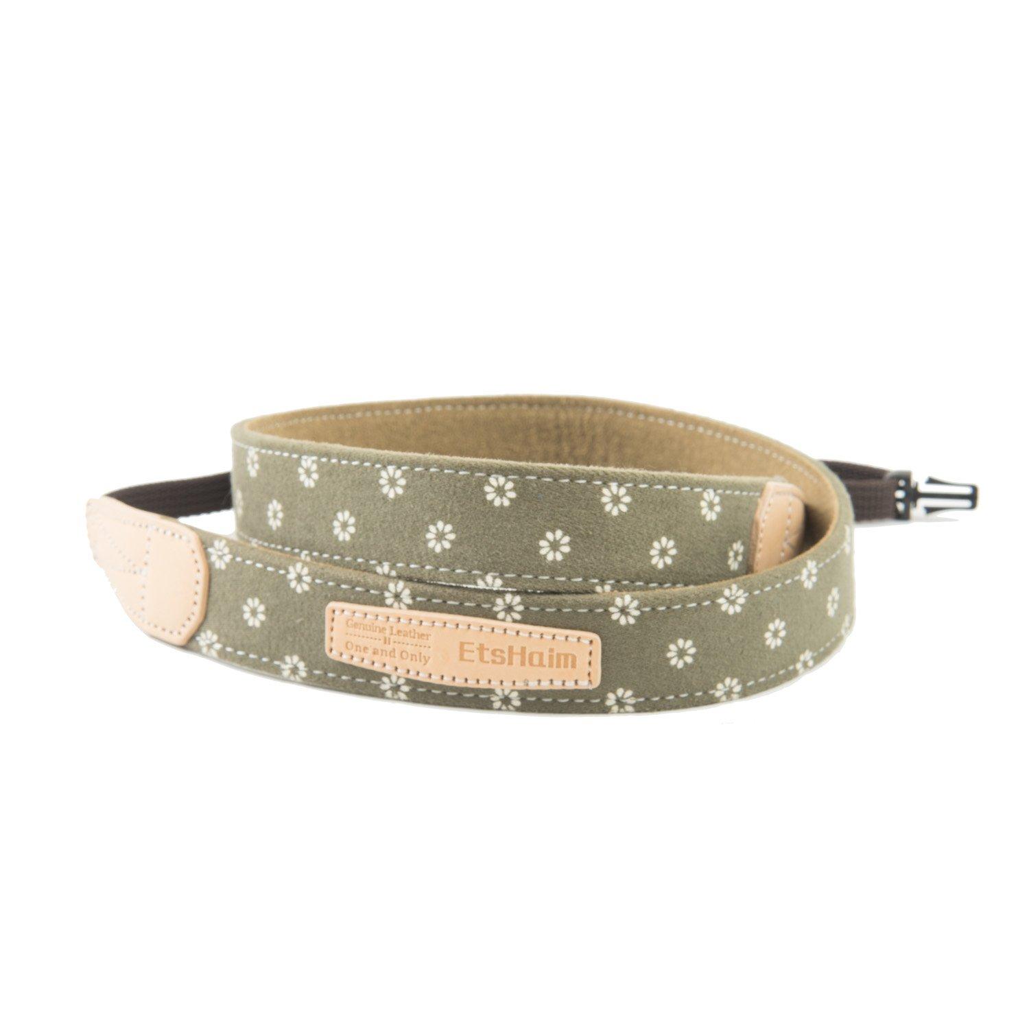 

EtsHaim Neck Strap Fableather25 Muddy Green for 693656 MG Mirrorless/Cheki