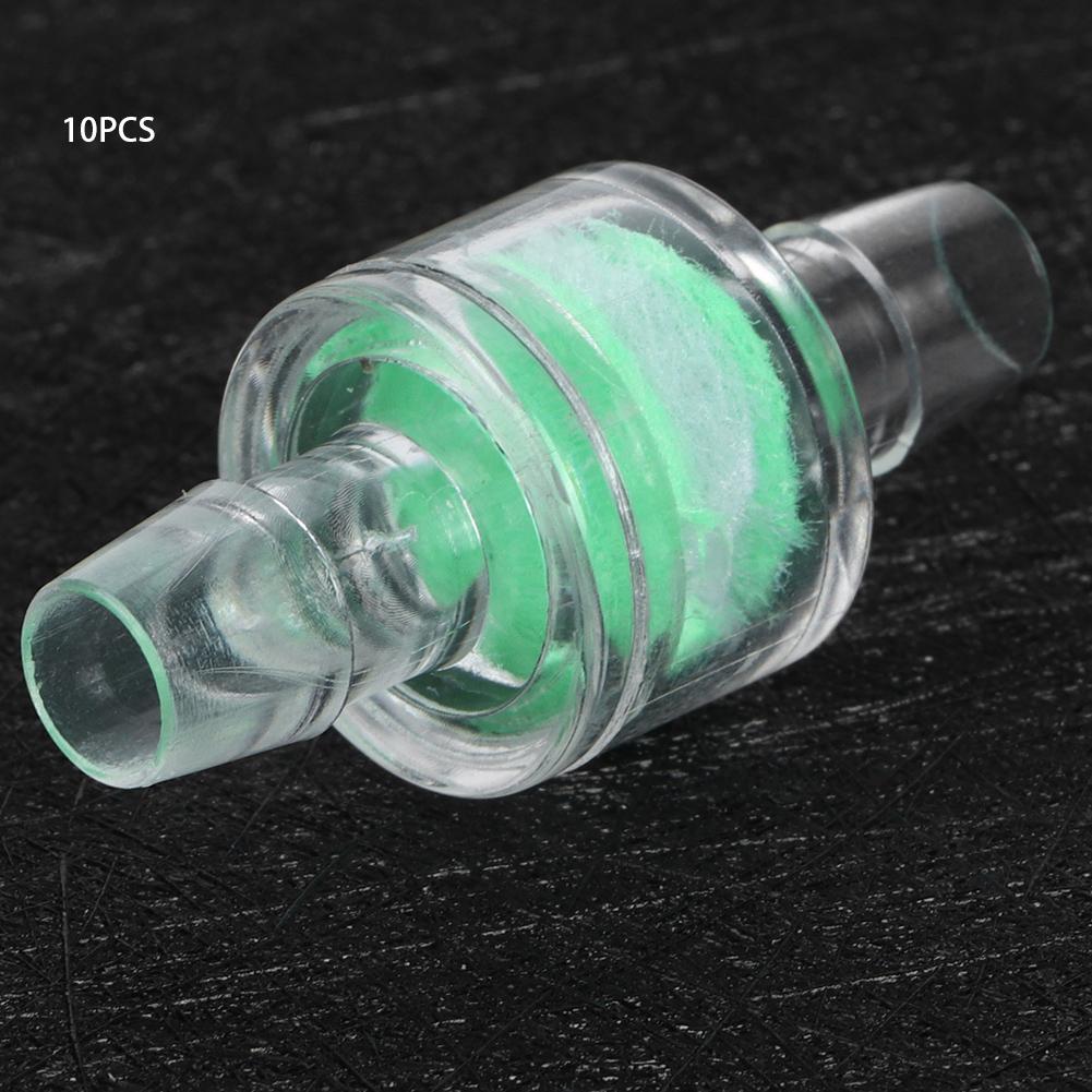 10PCS ABS Green Aquarium Water Pump Silicone Tube Filter Fish Tanks Hose Cleaning Filtration