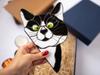 1 Stück Haushaltstiere Katzen und Hunde Aufkleber Tür- und Fensterscheiben Autoglas Dekoration Aufkleber Feiertagsparty Dekorationen