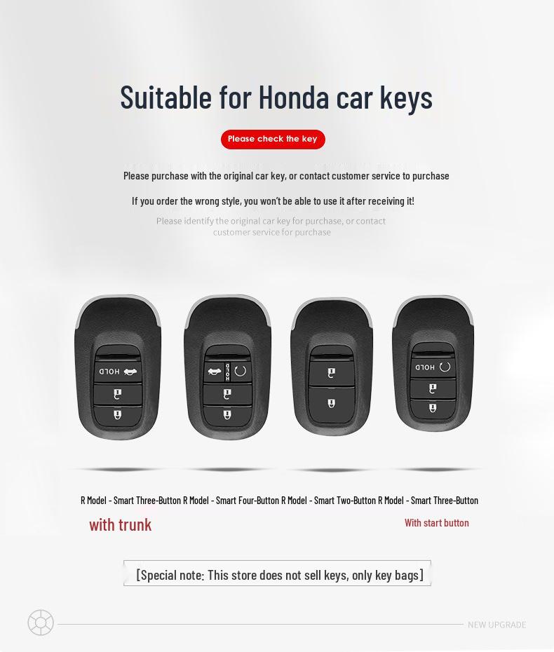 Shell Buckle Key Cover for Accord, HRV, Lingpai, CRV 240TURBO, Haoying