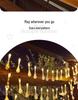 LED Solar Bubble Ball String Lights for Outdoor Ambiance