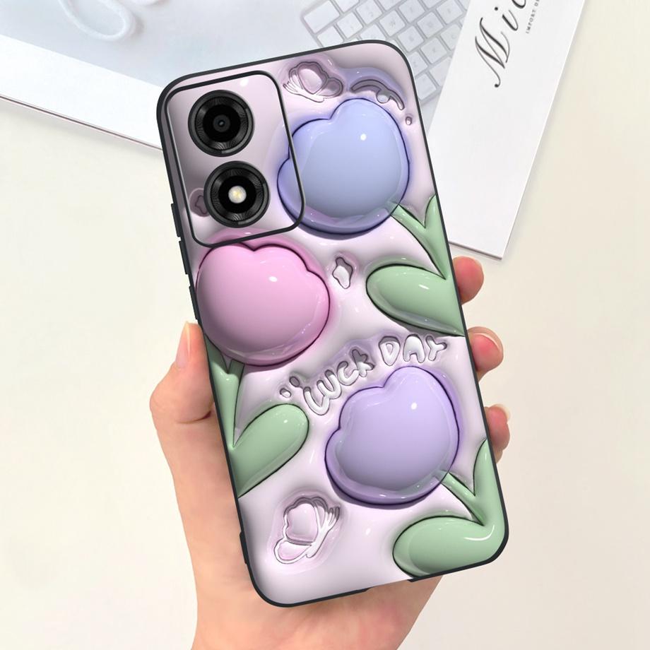 Per Motorola Moto E14 Custodia Cover 6.56" Lusso Morbido Silicone Custodia Telefono Fundas Per Motorola E14 MotoE14 Custodia TPU Protezione Fotocamera