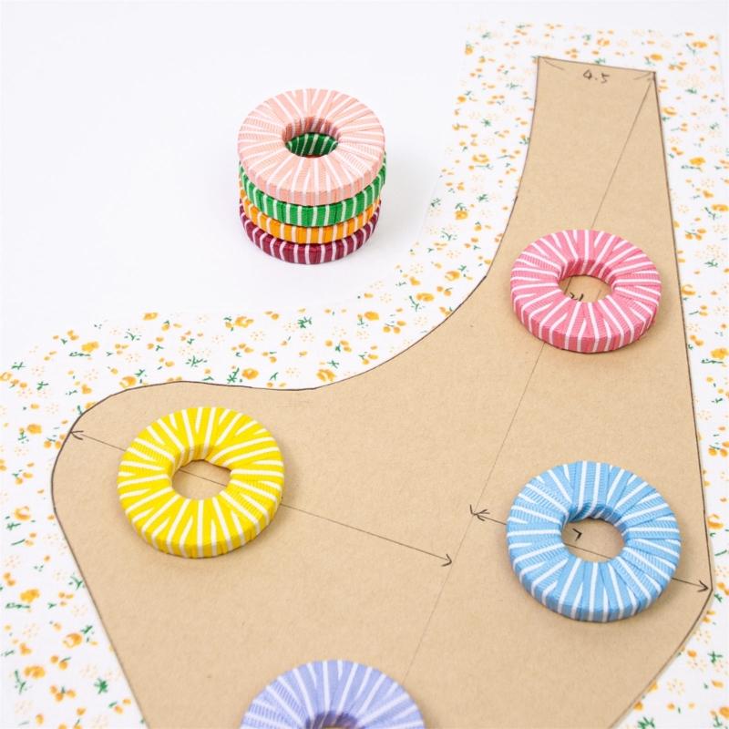 4Pcs Fabric Pattern Weight Metal Sewing Weights Cloth Pattern Weights Dressmaking Sewing Weights for Fabric Cutting