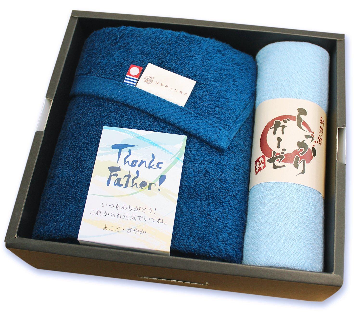 

TowelMarket трудолюбивые работники, которые День Набор полотенец Имабари спортивное полотенце и домашнее марлевое полотенце карточка включены x свет [Для пота] Отец хорошо сделал