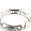 Great CHROME HEARTS Ring Scroll Banding Silver 925 Mens Used