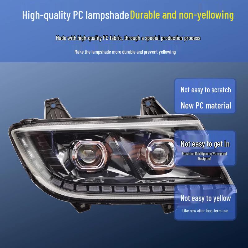 Compatible with Jiefang Hany V2.0: Upgraded Super Bright Dual-Lens LED Headlight Assembly