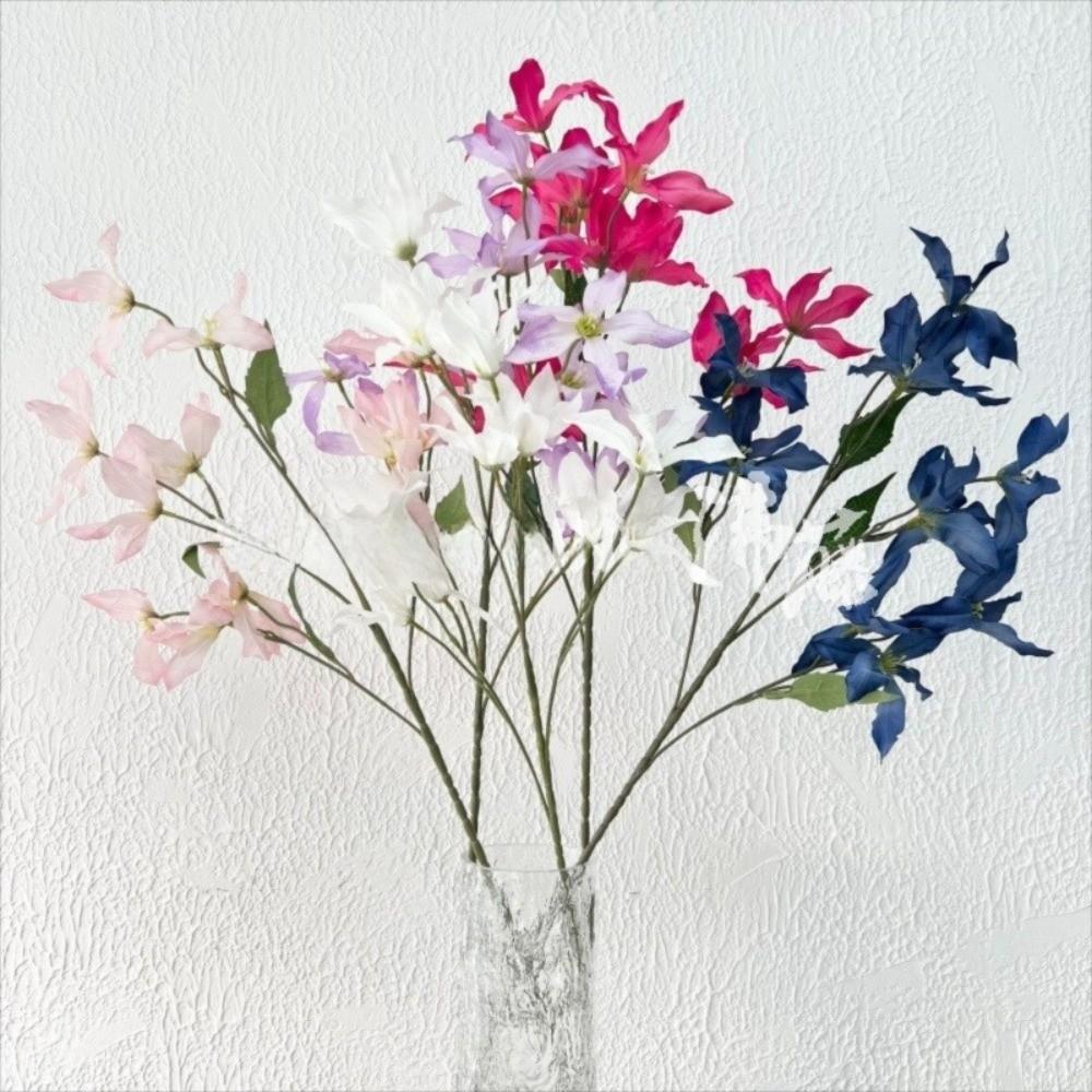 80cm Faux Lilies Flower Lilies Fake Bouquet Realistic Artificial Flower  Wedding Decor