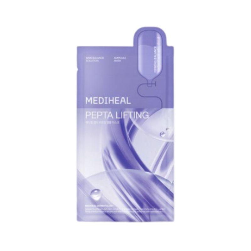 MEDIHEAL Pepta Lifting Ampoule Mask Firming & Elasticity Care 15 Sheets 1