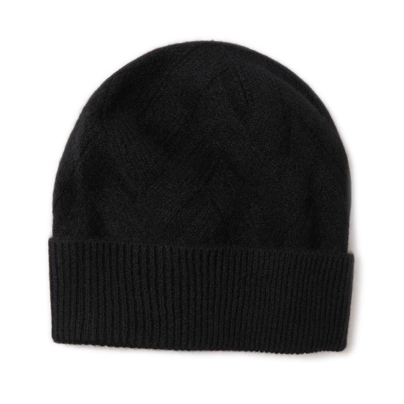 100% Pure Cashmere Unisex Hat: Warm, Fashionable, Knitted with Ear Protection for Autumn/Winter