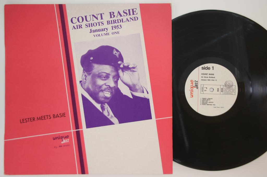 LP Record COUNT BASIE - Air Shots Birdland Vol.1 004 UNIQUE JAZZ 1978 Italy Jazz Used