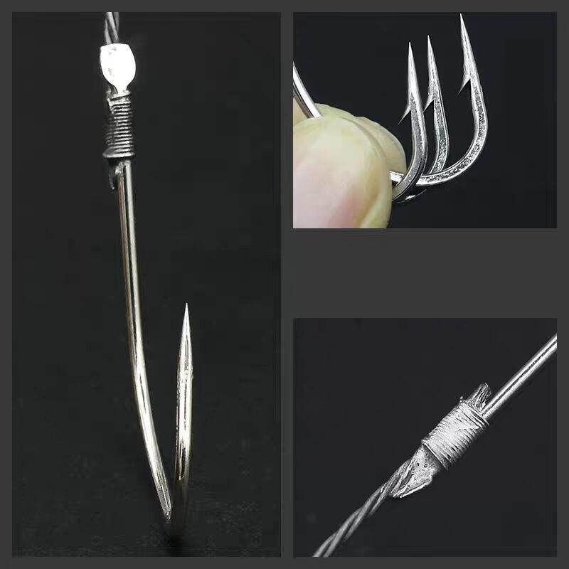 Haczyki Wędkarskie 6 Haczyków Wysokowęglowa Stal Haczyki Trójnikowe Haczyk Rybacki Super Ostry Haczyk Kotwiczny Wędkarski Sprzęt Akcesoria Haczyk Rybacki