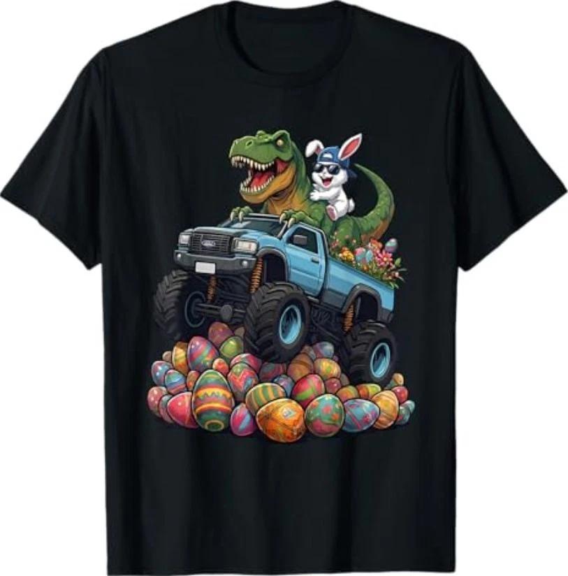 

Easter Bunny Dinosaur Monster Truck T-Shirt M