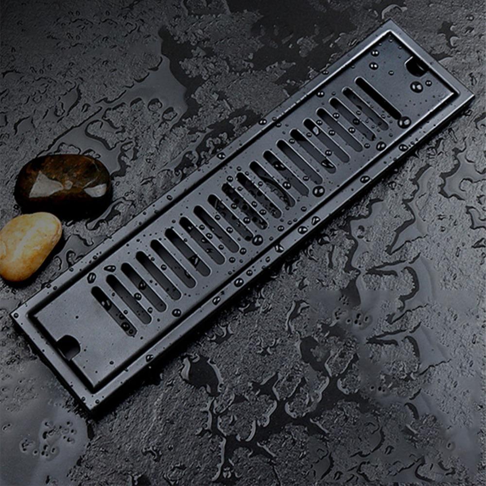 Rectangular Floor Drain 304 Stainless Steel Shower Drain Modern Linear Shower Drain  Pool Area
