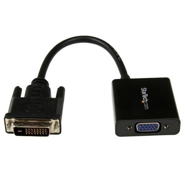 DVI zu VGA Adapterkabel - DVI-D zu HD15 Konverter - 1920 x 1200 - Schwarz