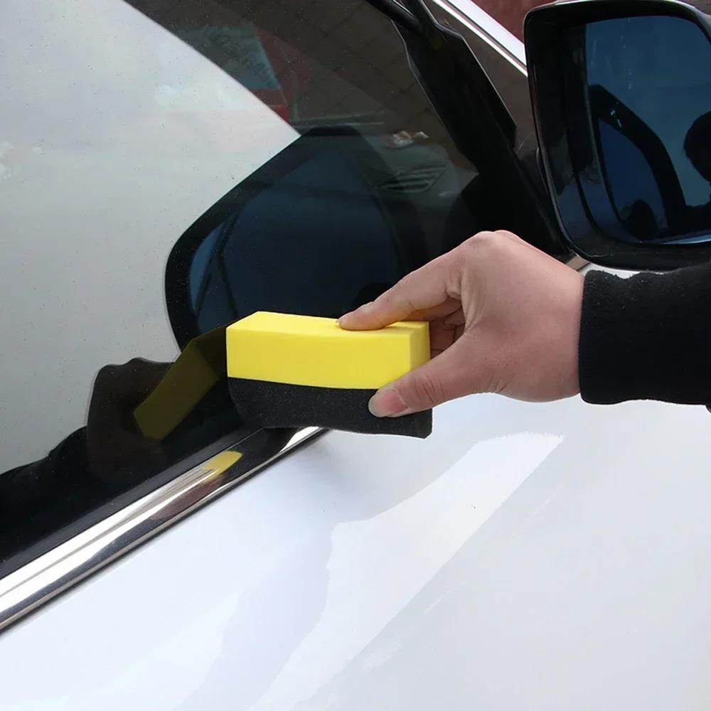 New 2-41Pcs Car Wheel Polishing Waxing Sponge Brush Tire Cleaning Wiper Sponge Pad Car Wash Wiper Cleaning Car Wash Accessories