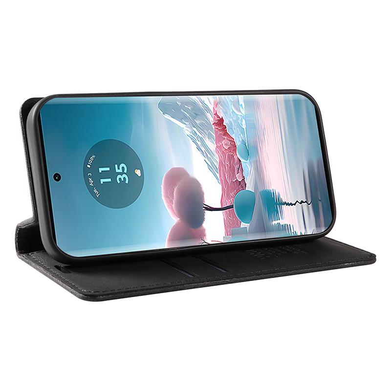 YIKATU YK-004 Pro Motorola Edge 40 Neo 5G Magnetické pouzdro Kůže na dotek Kožený Stojánek Peněženka Kryt na telefon