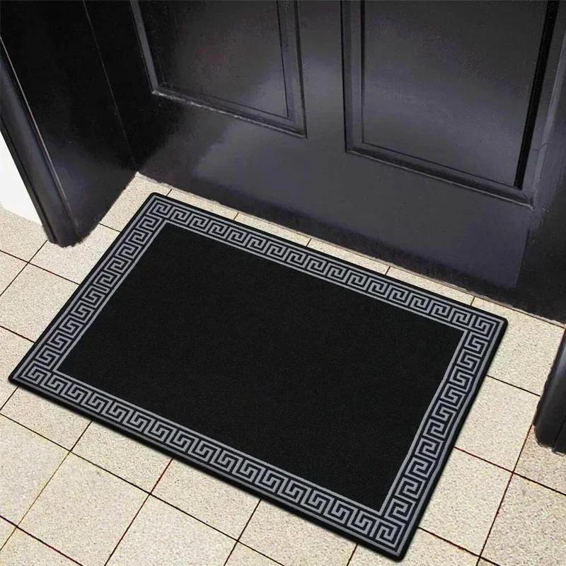 Indoor Outdoor Non-slip Doormat Simple Small Large Washable Carpet Living Room Coffee Table Sofa Mat Home Decoration
