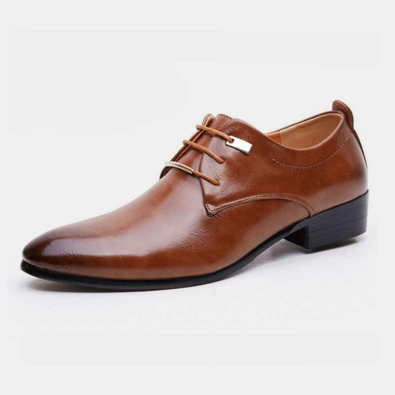 Timeless Design Men's Dress Formal Oxfords Leather Shoes For Party And Prom Events