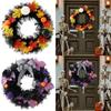Hanging Wreath for Halloween Festivities Scary Colorful Door Garlands Accessories Party Indoor Outdoor Party Decorations
