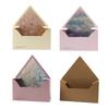 5pcs Elegant Handmade Flower Package Box DIY Gift Wrapping Flower Envelope Box Floral Arrangement Box Wedding