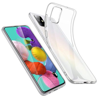 Hülle Samsung Galaxy S20 Ultra S10 Plus Note 10 Lite A51 A71 A12 A21S A50 A22 A52 A53 Dünne transparente weiche Hülle